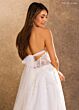 Rachel Allan RB2253 Illusion Bodice Strapless A-Line Wedding Dress