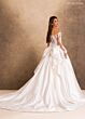 Rachel Allan RB2256 Bow Back Long Sheer Sleeve Wedding Gown