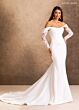Rachel Allan RB2257 Lace Sleeve Corset Bodice Wedding Gown