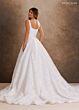 Rachel Allan RB4245 Square Neck Back Button Wedding Gown