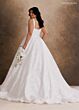 Rachel Allan RB4245 Square Neck Back Button Wedding Gown