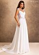 Rachel Allan RB4250 Illusion Back Cap Sleeve A-Line Wedding Gown