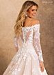 Rachel Allan RB4252 Off The Shoulder Long Sleeve Wedding Gown