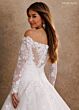 Rachel Allan RB4252 Off The Shoulder Long Sleeve Wedding Gown