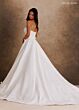 Rachel Allan RB4254 Strapless Floral Applique Bodice Bridal Dress