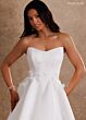 Rachel Allan RB4254 Strapless Floral Applique Bodice Bridal Dress