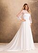 Rachel Allan RB4256 Scoop Neck A-Line Bridal Dress