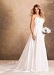 Rachel Allan RB4256 Scoop Neck A-Line Bridal Dress