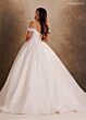 Rachel Allan RB6202 Cold-Shoulder Strap Scoop Neck Bridal Dress