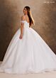 Rachel Allan RB6202 Cold-Shoulder Strap Scoop Neck Bridal Dress