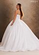 Rachel Allan RB6205 Front Bow Strapless Applique Bridal Gown