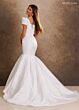 Rachel Allan RB7030 Square Neck Short Sleeve Mermaid Bridal Gown