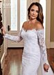 Rachel Allan MB4009 Long Sleeve Panel Tran Wedding Dress