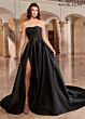 Rachel Allan RB5020 Detachable Topper High Slit Bridal Gown
