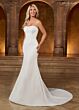 Rachel Allan RB2172 Removable Train Strapless Wedding Dress