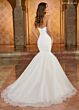 Rachel Allan RB2175 Mermaid Silhouette Drape Wedding Gown