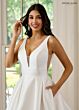 Rachel Allan RB2177 Pleated Skirt Side Pocket Wedding Gown
