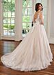 Rachel Allan RB2178 Applique Strap Scoop Back Bridal Gown