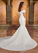 Rachel Allan RB2180 Off-The-Shoulder Crisscross Neck Bridal Dress