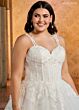 Rachel Allan RB2182 Double Strap Corset Bridal Dress