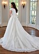 Rachel Allan RB3184 Cap Sleeve Square Neck Wedding Gown