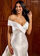 Rachel Allan RB3188 Crisscross Off-The-Shoulder Bridal Dress