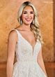 Rachel Allan RB3190 Plunging Neck Scoop Back Bridal Dress