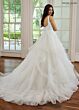 Rachel Allan RB3191 Scoop Back Ruffle Skirt Bridal Gown