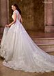 Rachel Allan RB3193 Cap Sleeve Illusion Back Bridal Gown