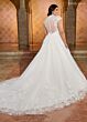 Rachel Allan RB3193 Cap Sleeve Illusion Back Bridal Gown