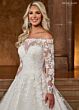 Rachel Allan RB3196 Off-The-Shoulder Long Sleeve Wedding Dress