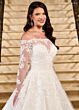 Rachel Allan RB3196 Off-The-Shoulder Long Sleeve Wedding Dress