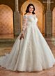 Rachel Allan RB3196 Off-The-Shoulder Long Sleeve Wedding Dress