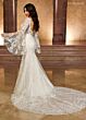 Rachel Allan RB4164 Bell Sleeve Plunging V-Neck Wedding Dress
