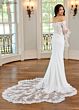Rachel Allan RB4178 Off-The-Shoulder Illusion Sleeve Bridal Dress