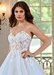 Rachel Allan RB4182 Sweetheart Neck Sheer Cape Wedding Dress