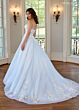 Rachel Allan RB4182 Sweetheart Neck Sheer Cape Wedding Dress