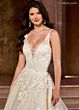 Rachel Allan RB5037 V-Neck Lace-Up Back Bridal Dress