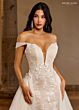 Rachel Allan RB5039 Off-The-Shoulder Plunging Neck Bridal Dress