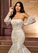 Rachel Allan RB5044 Gauntlet Sleeve Corset Bodice Bridal Gown