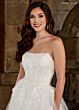 Rachel Allan RB5053 Straight Neck Two-Way Wedding Gown