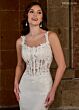 Rachel Allan RB5056 Scoop Neck Corset Bodice Wedding Gown