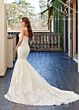 Rachel Allan M781 Matching Cape Strapless Mermaid Wedding Gown