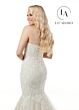 Rachel Allan M781 Matching Cape Strapless Mermaid Wedding Gown