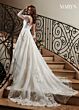 Rachel Allan MB3079 Sheer Back Illusion Bateau Neck Bridal Dress