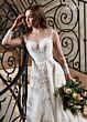 Rachel Allan MB3079 Sheer Back Illusion Bateau Neck Bridal Dress