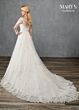 Rachel Allan MB3112 Sheer Neck Scallop Hem Bridal Gown