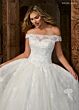 Rachel Allan MB6083 Cutout Back Illusion Neck Bridal Dress
