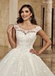 Rachel Allan MB6083 Cutout Back Illusion Neck Bridal Dress