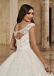 Rachel Allan MB6083 Cutout Back Illusion Neck Bridal Dress
